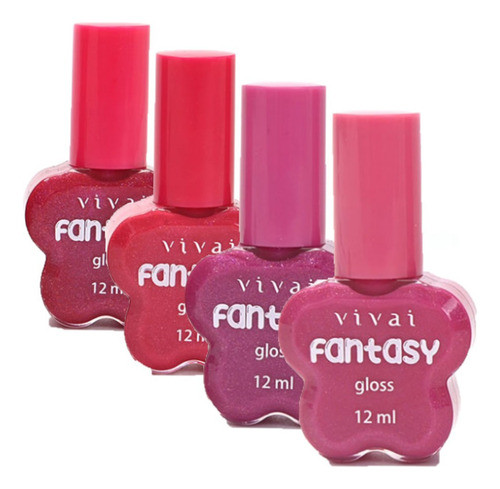 4 Gloss Fofo Fantasy Glitter  3245 Vivai 1