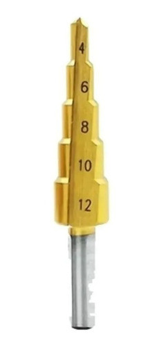 Mecha Escalonada Acero Con Titanio 4 A 12 Mm Harden 614112 0