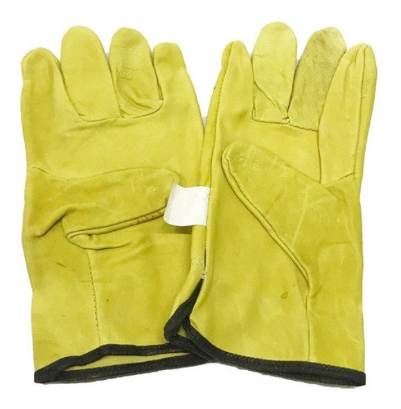 Guante Cuero Vaqueta Medio Paseo X 12un Talle 10 1