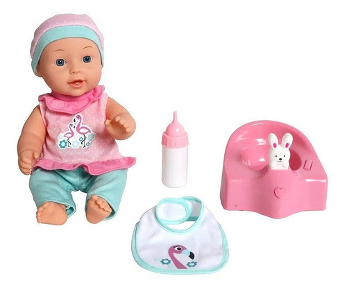 Nuevo Bebote Muñeca Recien Nacida Hace Pis Pelela Toma Mema 0