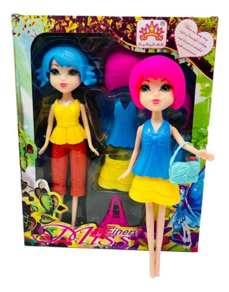 Muñeca Cambia Ropa Con Accesorios 28cm 0