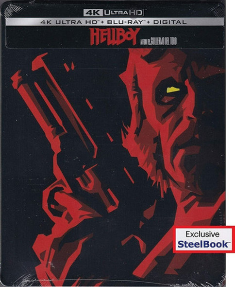 4k Ultra Hd + Blu-ray Hellboy (2004) Steelbook 0