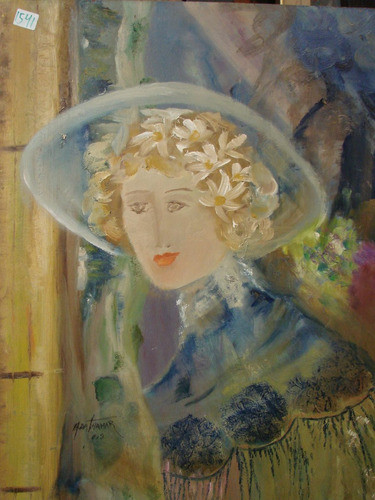Ada Thamar / Retrato Dama / 50 X 40 / Oleo # 1541 0