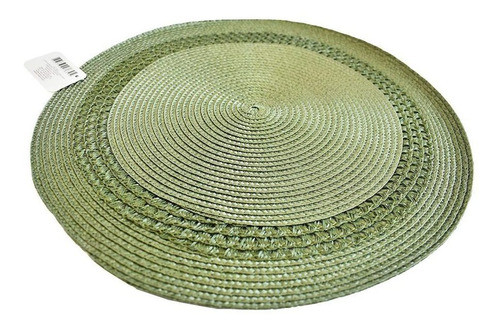 Lugar Americano Poliester Verde 38 Cm 1
