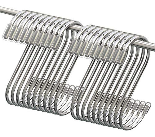 ~? Myfolrena - Paquete De 20 Ganchos En S Para Colgar, Ganch 0