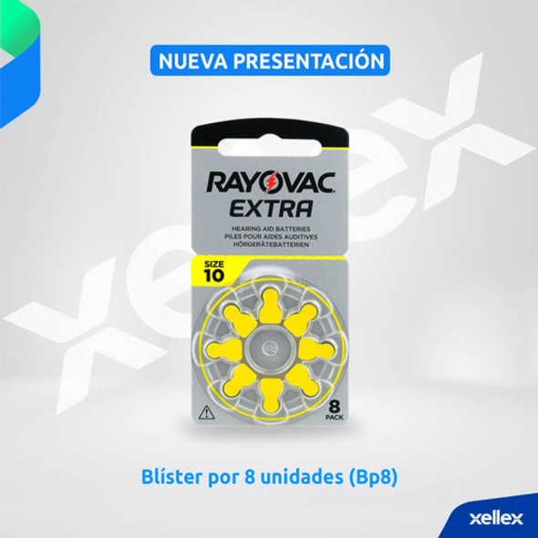 Pilas Audifono 10 Rayovac Extra Pr70 Blister X 8 Unidades 1