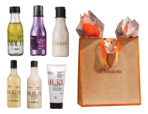 Kit Regalo Miniaturas Ekos Natura Vegano Ideal Para Viajes 0