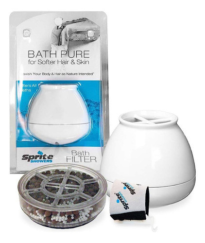 Sprite Showers Bb-wh Filtro De Baño De Bolas, Blanco 1