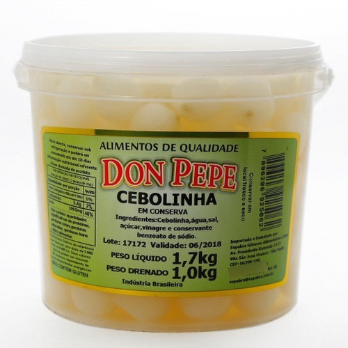 B-balde De Cebolinha Don Pepe -1,7kg 0