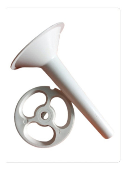Embudo Y Disco De Pvc P/embutir Chorizo P/picadoras Mod 22 0 Embudo Y Disco De Pvc P/embutir Chorizo P/picadoras Mod 22 0