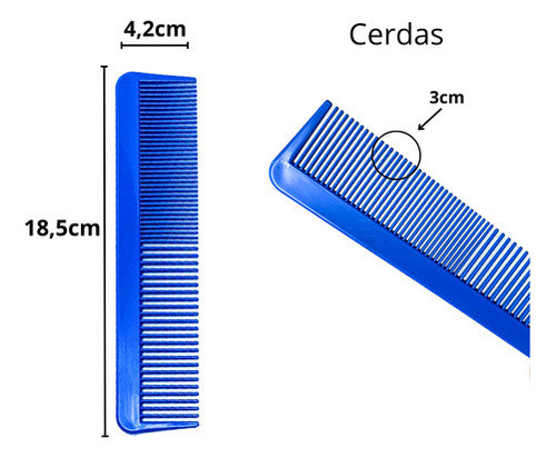 Pente De Plástico Resistente Pc C/ 24 Uni 1