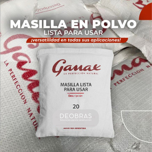 Masilla Tipo Enduido Para Juntas Y Placas De Yeso 20kg. 1
