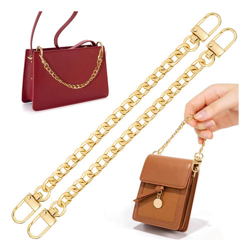 Cadenas Para Carteras Doradas 20 Cm Pack 2 0