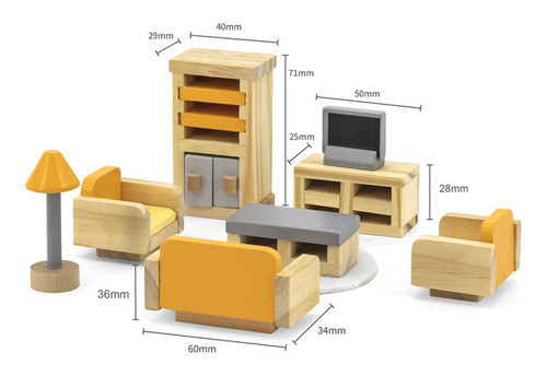Sala De Estar Para Casita De Madera 44037 1
