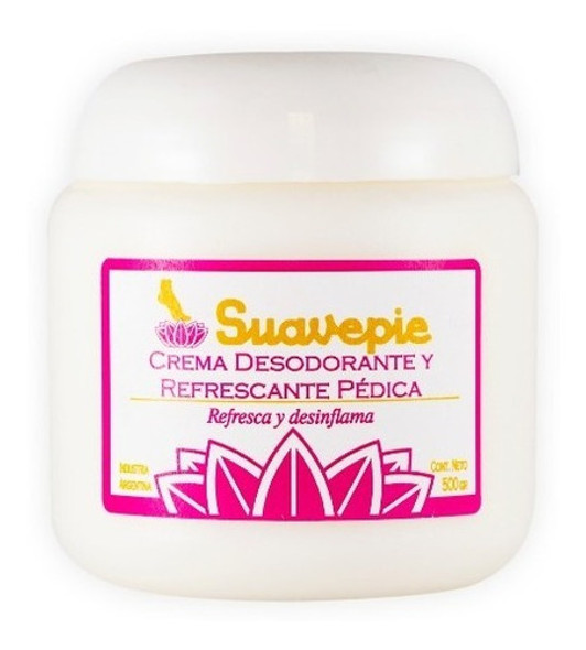 Crema Desodorante Y Refrescante Pédica Suavepie X500gr 0