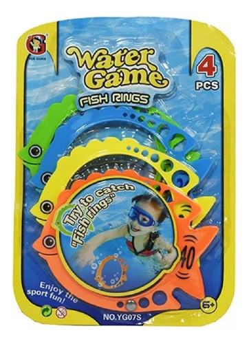 Peces Sumergibles Agua 4 Unidades Water Game Playking 0