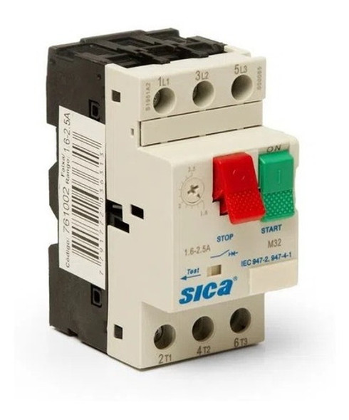 Guardamotor M32 Regulación 1,6 - 2,5 Amper 1