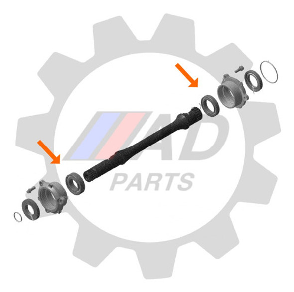 Rolamentos Semi Eixo Can Am Outlander Max 1