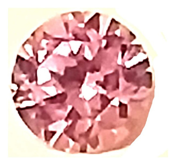 Piedra Rosa De Francia Facetada Diámetro 5,5 X 3,3 Mm 0