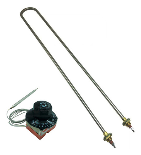 Kit Resistência Para Banho Maria 2500w 220v + Termostato 0