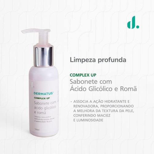 Sabonete Facial Com Ácido Glicólico E Romã  Dermatus 110ml 1