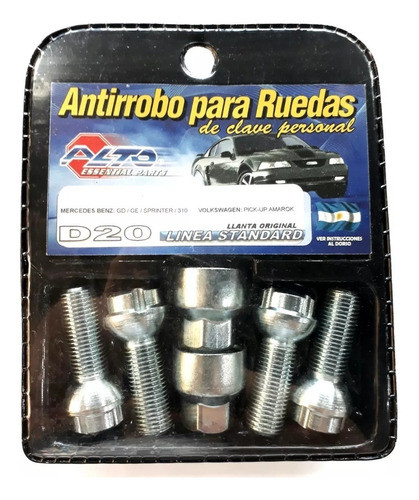 Bulon - Tuerca Antirrobo Alto D20 ( Amarok - Sprinter ) 0