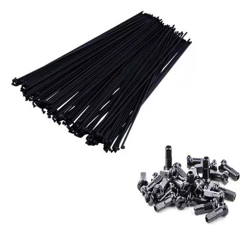Rayos Bicicleta Mtb Acero Inoxidable 183mm X 36 Unidades 0