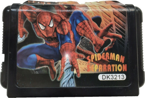 Cartucho Spiderman Separation 16 Bits Retro Once 0