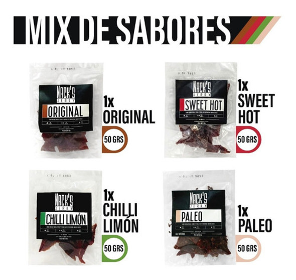 Charqui Nacks Jerky - Probá Todos Los Sabores De Este Snack! 0