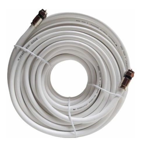 Cable Coaxil Coaxial Rg6 Multi-uso 30 Mts Conectores 0
