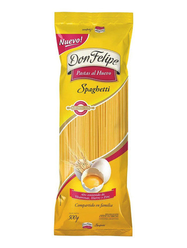 Fideos Don Felipe Spaghetti Fortificado 500g 0