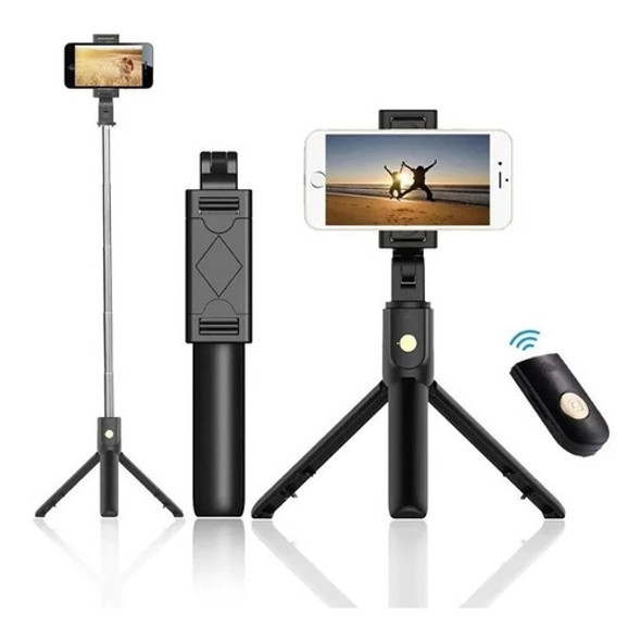 Bastão Tripé Mini 360º Pau De Selfie Bluetooth 3em 1 Celular 1