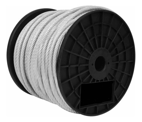 Linga Cable Acero Gal. Forrado 1/4-6.3mm 7×19 75m Ferreplus 0