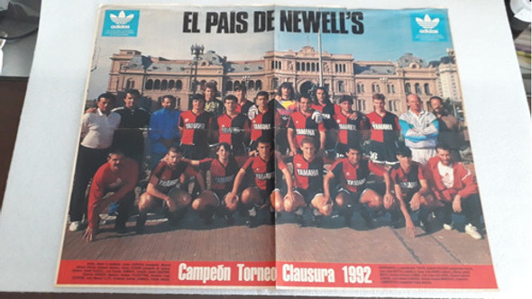 Póster Gigante Newell's Campeón Clausura 1992 0