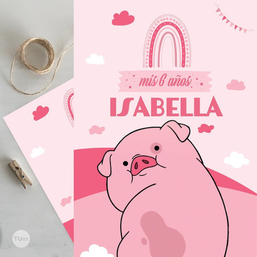 Kit Imprimible Pato Mabel Gravity Falls Tukit 1