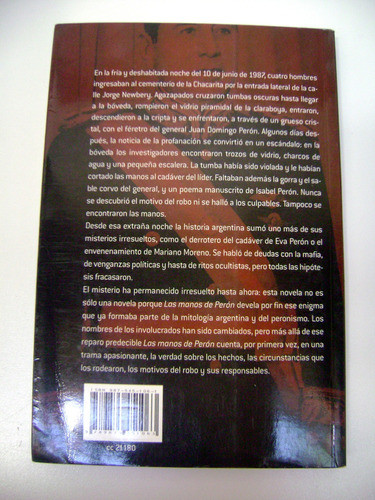 Las Manos De Peron Del Busto Cuentas Suizas Oro Nazi Boedo 1