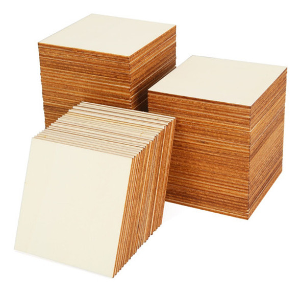 100 Piezas Cuadrados De Madera De 7.62x7.62 Cm Sin Acabar 0 100 Piezas Cuadrados De Madera De 7.62x7.62 Cm Sin Acabar 0