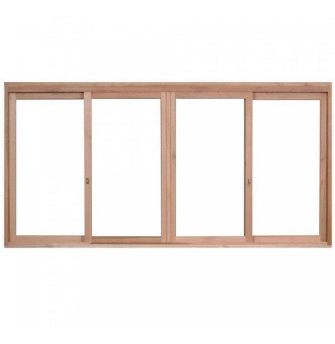 Janela De Madeira De Correr 120x150cm Com Caixilho 9,4cm Wt 0