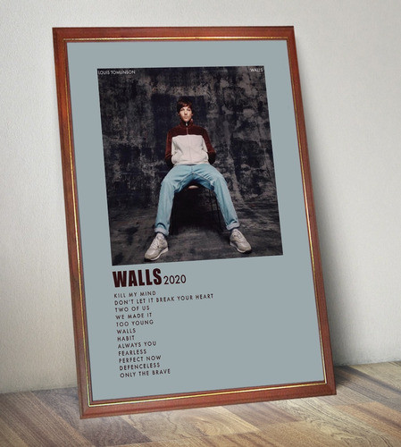 Louis Tomlinson Poster Album Walls En Cuadro Para Colgar 0