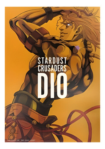 Poster Jojo's Bizarre Adventure Dio Evil Party Bandai 0