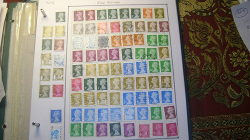85 Antiguos Sellos Postales Inglaterra Reina Isabel Ii Xv-6 0