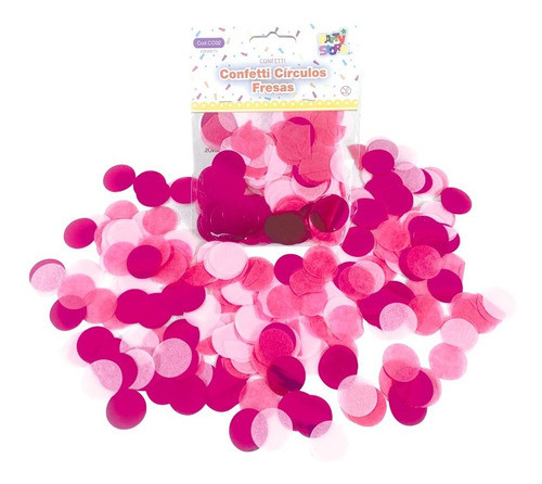 Confetti Colores Rosados - Bolsa X 15 Grs 0