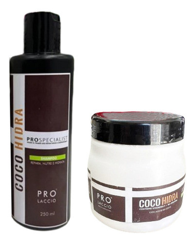 Shampoo + Baño De Crema Coco Hidra Prolaccio X 250ml 0