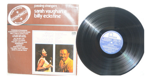 Frt Grátis Sarah Vaughan Billy Eckstine Passing Strangers Lp 0