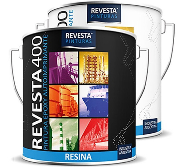 Revesta 400 Gris Perla Epoxi Autoimprimante X 1 Lt 0