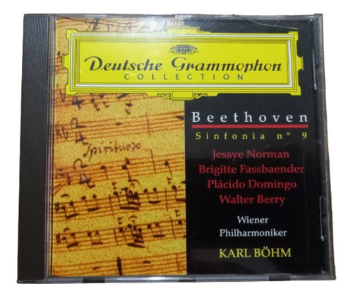 Beethoven. Sinfonía No. 9. Karl Bohm-  Domingo- Berry... Cd 0