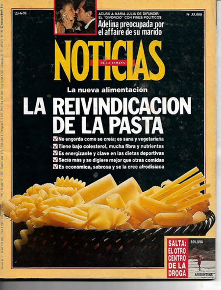 Revista Noticias #756 1991 Roux Cris Morena Pablo Escobar 0