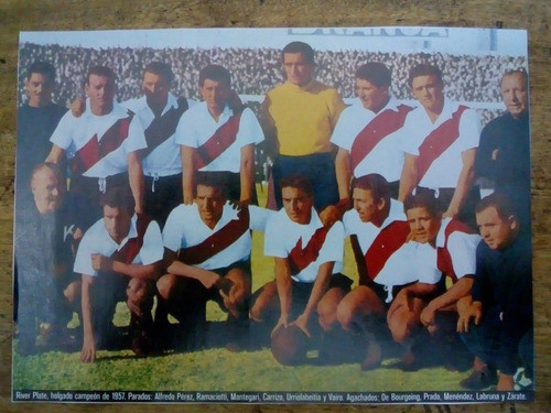 Recorte River Plate Holgado Campeón De 1957 0
