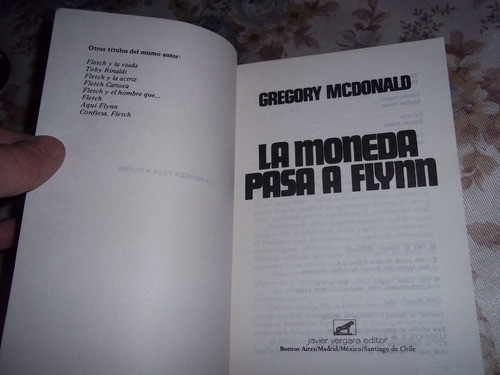 La Moneda Pasa A Flynn - Gregory Mcdonald 1