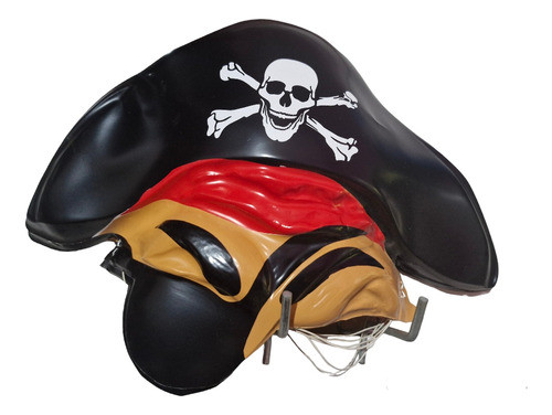 6 Mascaras. Careta Plasticas Cotillon Pirata 0